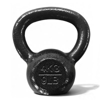 Bodyworx 7K266104 Solid Cast Iron Kettlebells (4KG)